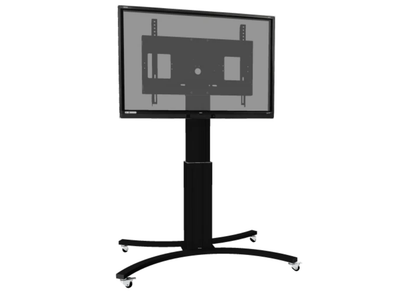 Conen Motorized Height Adjustable (70cm Travel) AV Cart Trolley with C Base | SCETTAC3535B Conen Signage Display Mounts Conen