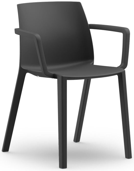 Formetiq B/SCPAP-E4 Palermo 4-Leg Chair with Integrated Arms Chair formetiq