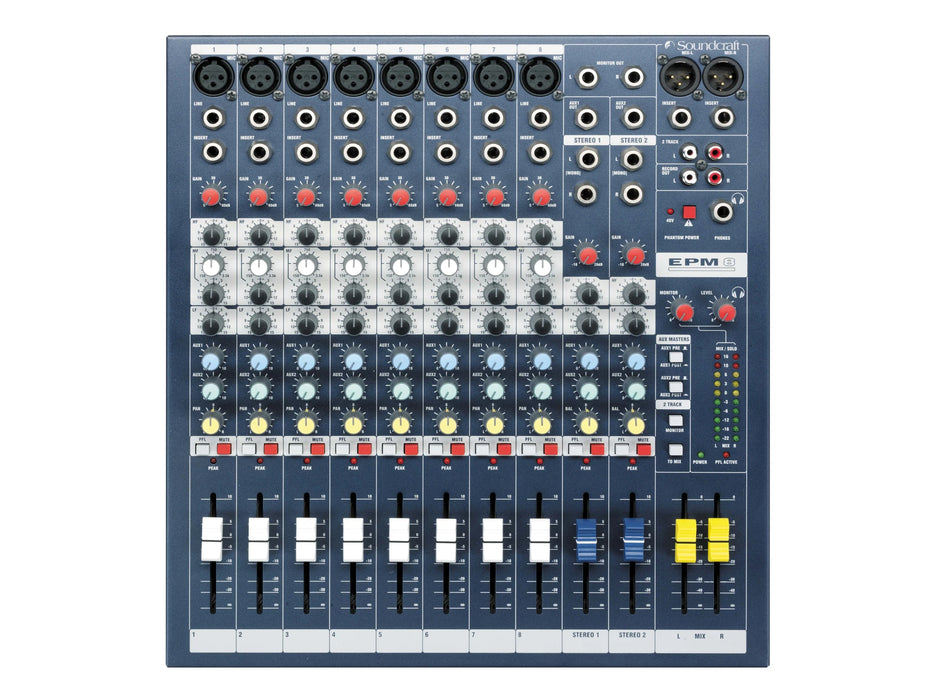 Soundcraft EPM8 Low-Cost High-Performance Mixers | SCR-RW5735UK Audio Mixer Soundcraft