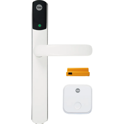 Yale Conexis L2 Electronic Multipoint Smart Lock Door Handle White - SD-L2000-WH Smart Camera Yale