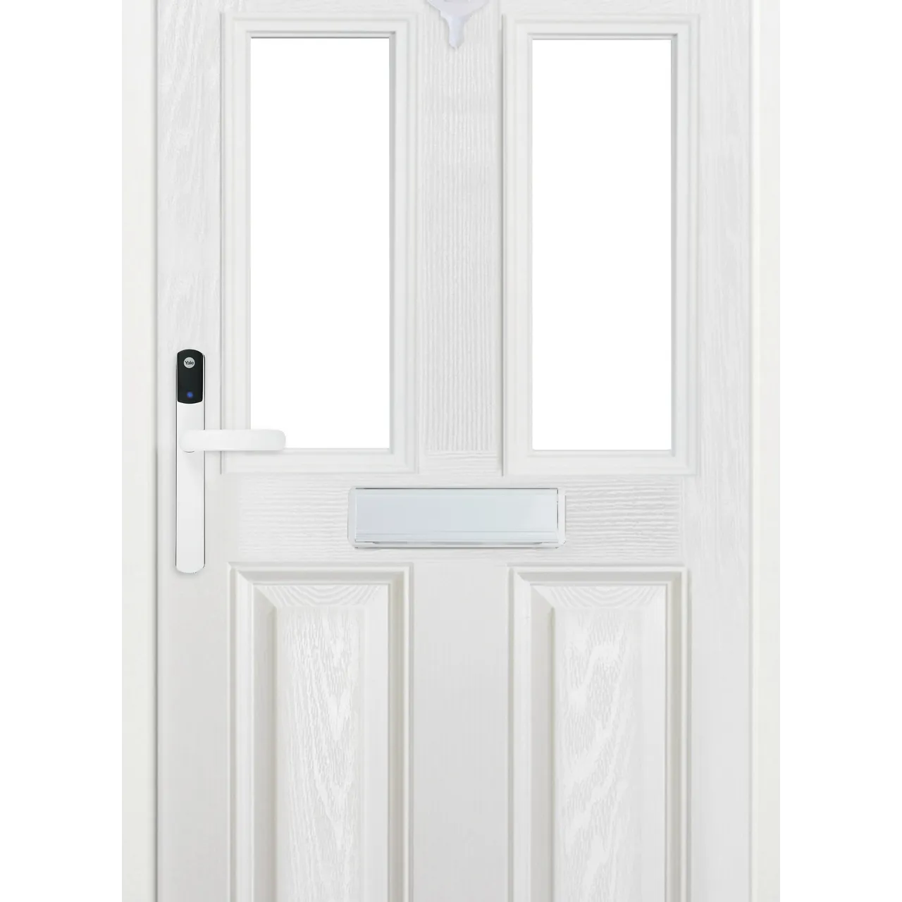 Yale Conexis L2 Electronic Multipoint Smart Lock Door Handle White - SD-L2000-WH Security Camera Yale