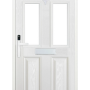 Yale Conexis L2 Electronic Multipoint Smart Lock Door Handle White - SD-L2000-WH Security Camera Yale