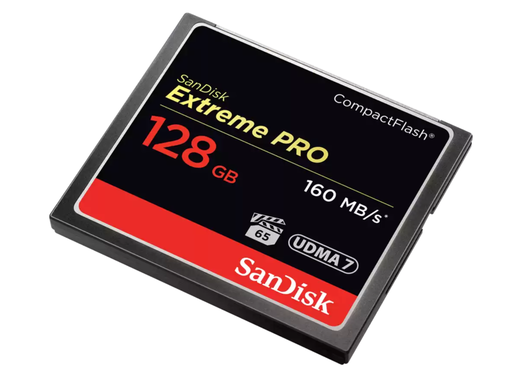 Sandisk 128GB Extreme Pro CompactFlash Memory Card | SDCFXPS-128G-X46 Memory Cards SanDisk