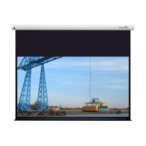 Sapphire SEWS150RWSF-ATR10 16:10 1460mm x 913mm Electric Projection Screen Projector Accessories Sapphire