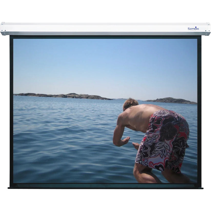 Sapphire SEWS400BS 5.64m 222" 1:1 Electric Projection Screen Projector Accessories Sapphire