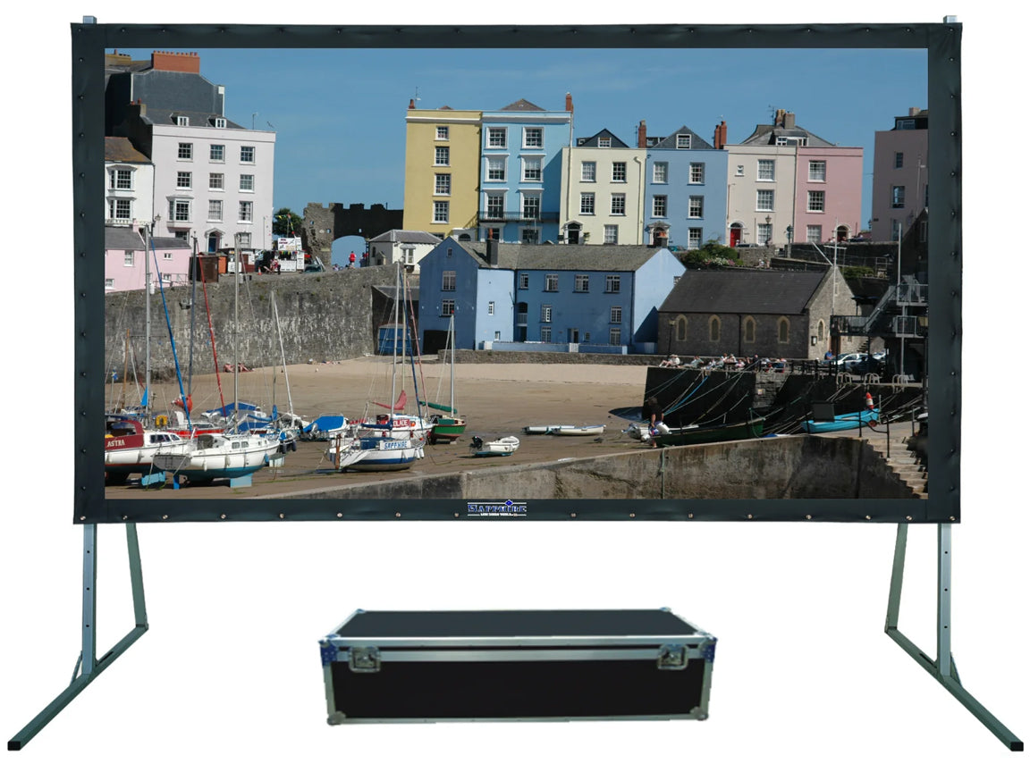 Sapphire 16:9 Ratio 304.8 x 171.5cm Rapidfold Front Projection | SFFS305FR-WSF Projector Accessories Sapphire