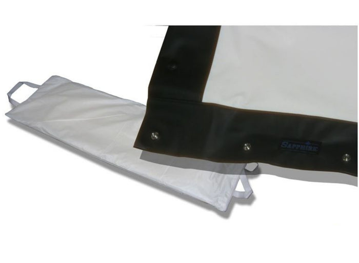 Sapphire 2.4m Rapid Fold Front Fabric Only 16:9 for SFFS244FR-WSF | SFFS244FR-WSF-Fabric Screen Fabric Sapphire