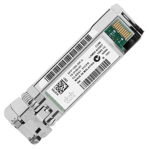 Cisco SFP+ - 1 x LC/PC Duplex 10GBase-SR Network | SFP-10G-SR-S= Network Transceiver Cisco