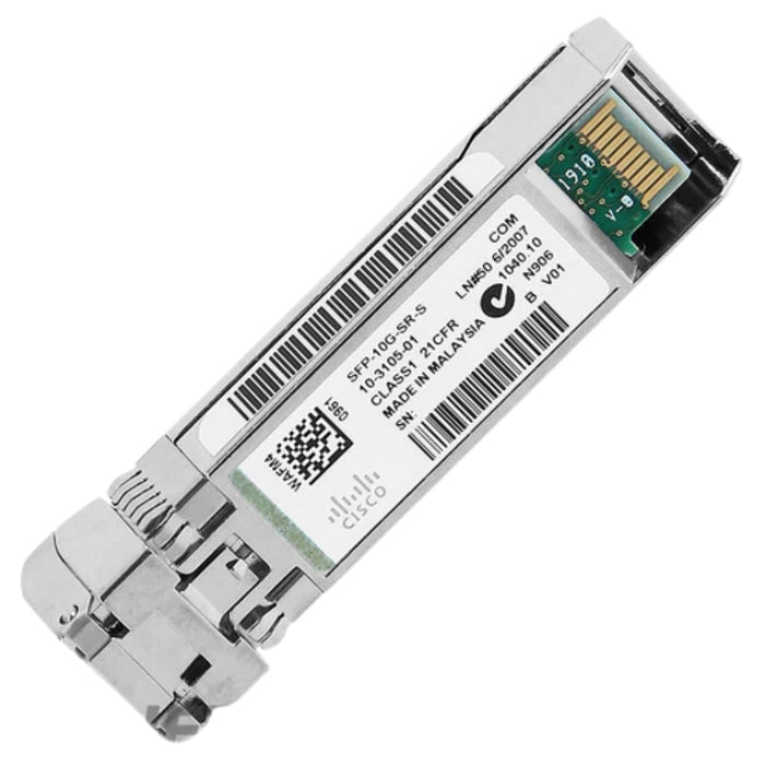 Cisco SFP+ - 1 x LC/PC Duplex 10GBase-SR Network | SFP-10G-SR-S= Network Transceiver Cisco