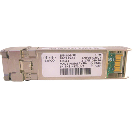 Cisco 10GBASE-SR SFP+ Module for MMF | SFP-10G-SR= Transceiver & Repeater Cisco