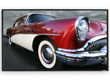 Sapphire 16:9 Ratio 203.7 x 114.5cm Grey Fabric Slim Bezel Fixed Frame Projector Screen | SFSC203-SBG