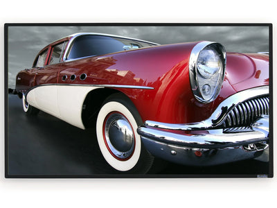 Sapphire 16:9 Ratio 203.7 x 114.5cm Grey Fabric Slim Bezel Fixed Frame Projector Screen | SFSC203-SBG Projector Accessories Sapphire