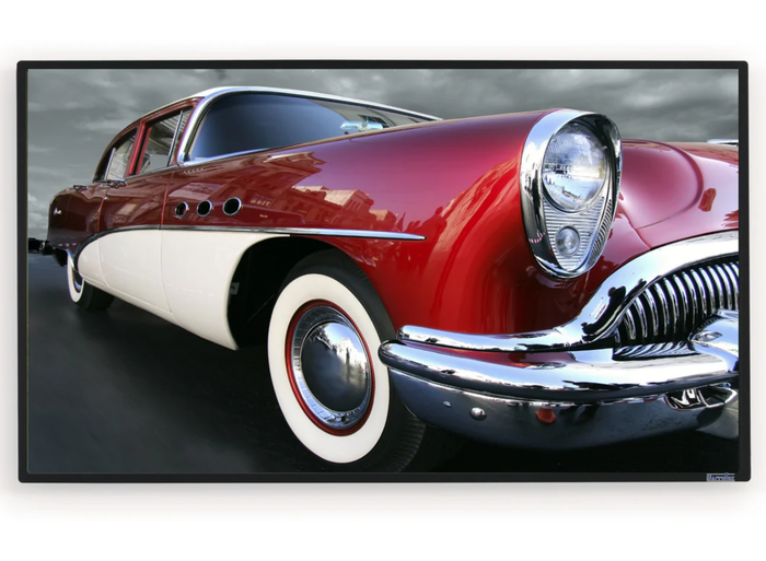 Sapphire Grey Slim Bezel (7mm) Fixed Frame Screen Viewing Area 2346 x 1319mm 16:9 format Projector Accessories Sapphire