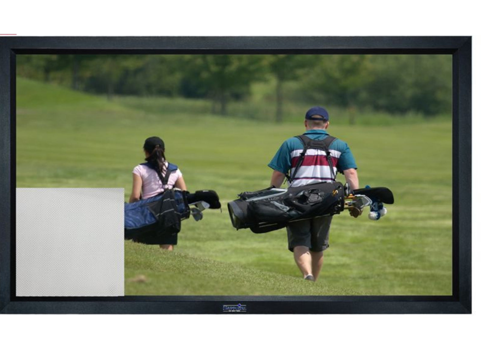 Sapphire SFSC350-AT 4.01m 158" 16:9 Fixed Frame Front Projection Screen Projector Accessories Sapphire