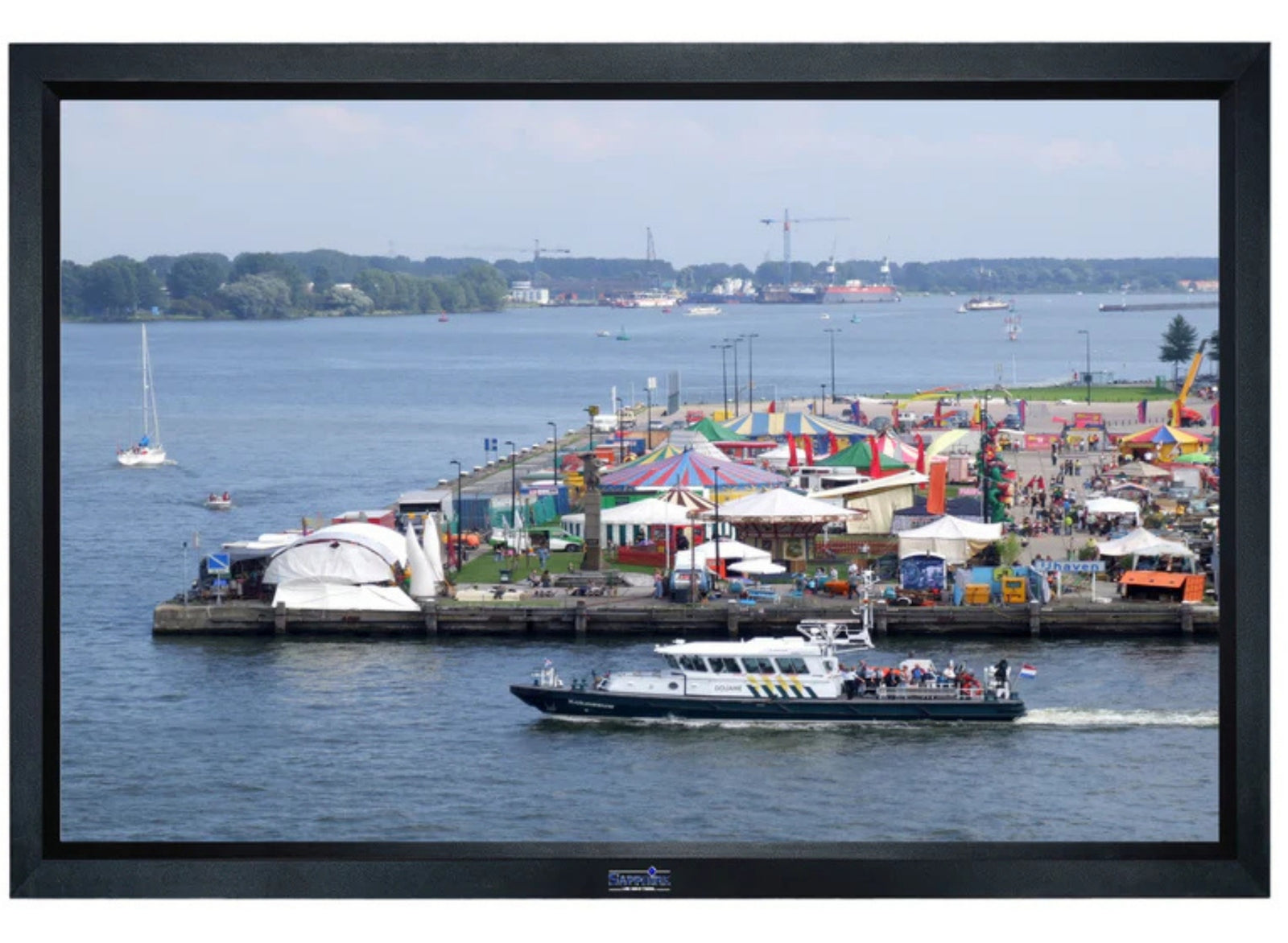 Sapphire 16:10 Ratio 398.4 x 248.7cm Fixed Frame Front Projection Screen | SFSC400-10 Projector Accessories Sapphire
