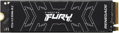 Kingston 500GB FURY RENEGADE M.2 2280 NVMe PCI Express 4.0 Internal SSD | SFYRS/500G Internal Solid State Drive Kingston