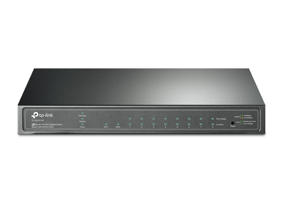 TP-Link Omada 10-Port Gigabit Smart Switch With 8-Port Poe+ | SG2210P TP-Link Switches TP-Link