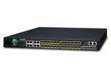 Planet Layer 3 16-Port 100/1000X SFP + 8-Port Gigabit TP/SFP + 4-Port 10G SFP+ Stackable Managed Switch
