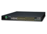 Planet Layer 3 16-Port 100/1000X SFP + 8-Port Gigabit TP/SFP + 4-Port 10G SFP+ Stackable Managed Switch