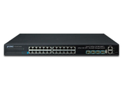 Planet Layer 3 24-Port 10/100/1000T + 4-Port 10G SFP+ Stackable Managed Switch | SGS-6341-24T4X Network Switch Planet