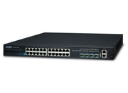 Planet Layer 3 24-Port 10/100/1000T + 4-Port 10G SFP+ Stackable Managed Switch | SGS-6341-24T4X Network Switch Planet