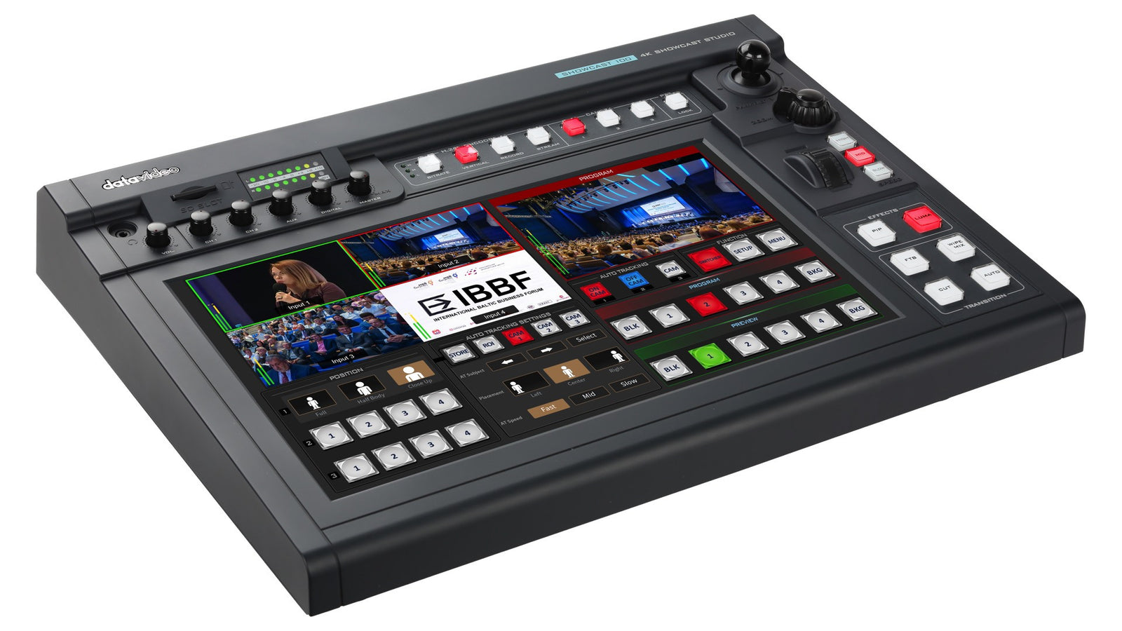 DataVideo 4K SHOWCAST Streaming Studio Switchers | SHOWCAST-100 Video Switch DataVideo