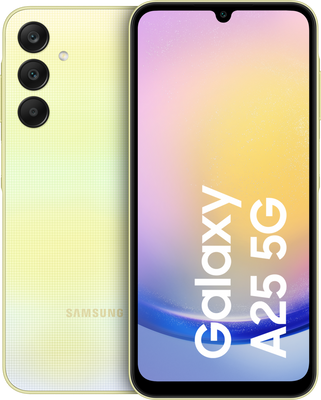 Samsung Galaxy A25 5G SM-A256B 16.5 cm (6.5") Dual SIM Android 14 USB Type-C 6 GB Ram 128 GB Storage 5000 mAh Yellow Smartphone | SM-A256BZYDEUB Smartphone Samsung