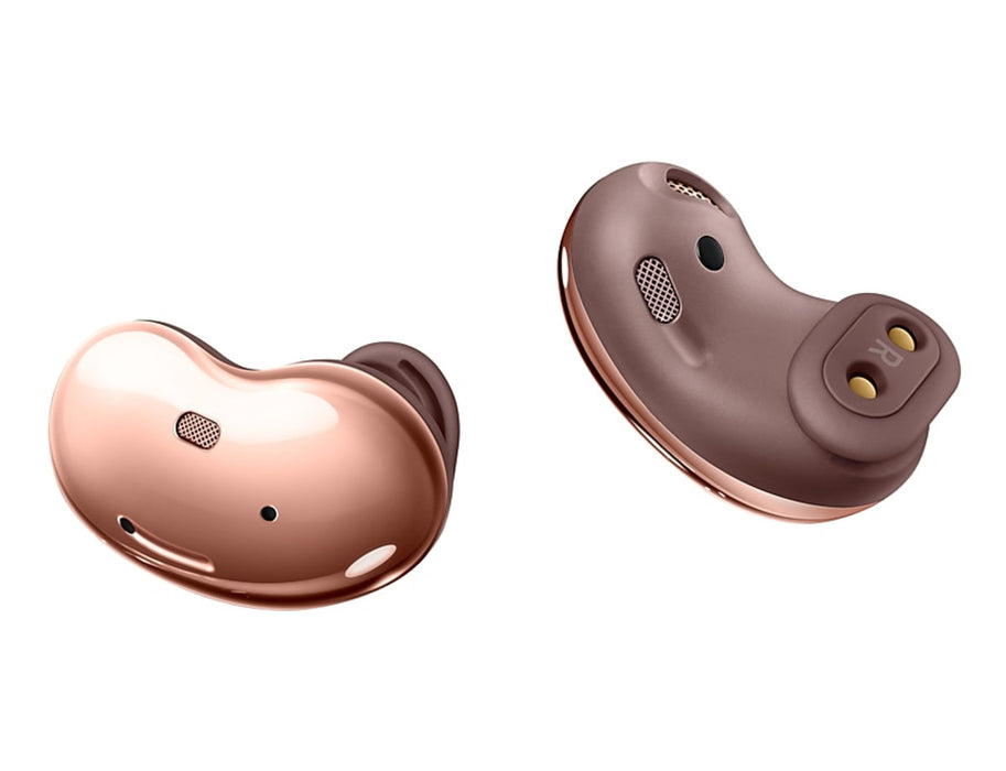 Samsung Galaxy Buds Live True Wireless Earphones with Mic Mystic Bronze | SM-R180NZNAEUA