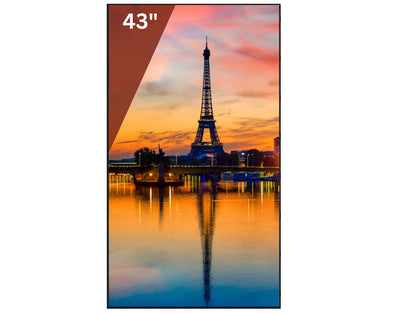 Moove 43" Portrait Commercial Monitor - Premium Signage Display ScreenMoove Commercial Display ScreenMoove Portrait USB Plug and Play