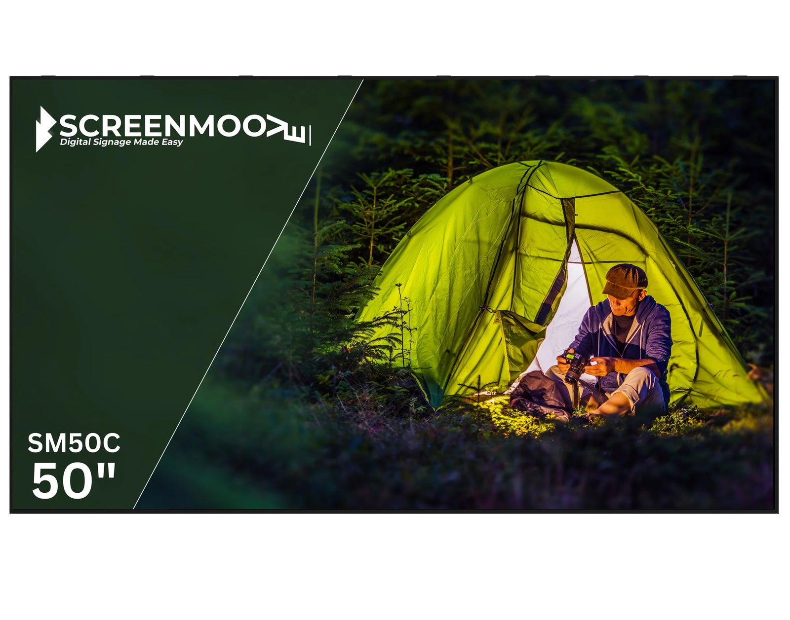 Moove 50" High Brightness 700 cd/m2 Commercial Monitor - Signage Display Digital Signage Display ScreenMoove