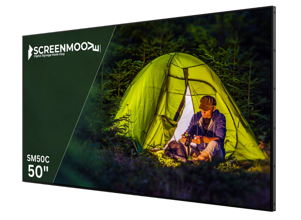 50" Commercial Monitor - Signage Display Digital Signage Display ScreenMoove