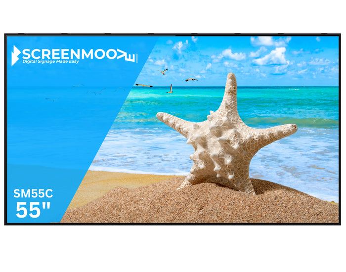 55" Commercial Monitor - Professional Signage Display Digital Signage Display ScreenMoove 55 inch (120x68cm) Landscape USB Plug and Play