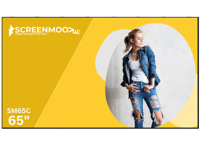 Moove 65" Commercial Display - 4K Large Format Android Digital Signage Display ScreenMoove Commercial Display ScreenMoove Landscape