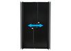 Moove Adjustable Rear Screen Cover for 43" - 65" Display Stand Cover Mounting Accessory Moove AVMounts