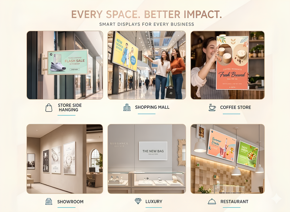 Moove SMB43D – 43" High Vibrance Android Advertising Display | 700 cd/m² Brightness High Brightness Digital Signage ScreenMoove