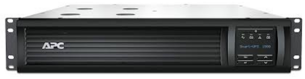 APC SMT1500RMI2UNC Smart-UPS, Line Interactive, 1500VA, Rackmount 2U, 230V, 4x IEC C13 Outlets Uninterruptible Power Supply APC