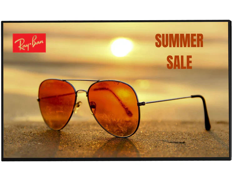 Moove 65 Inch High Brightness Digital Signage Display 700 cd/m² Android 14 - 4K Ultra HD Commercial Monitor High Brightness Digital Signage ScreenMoove