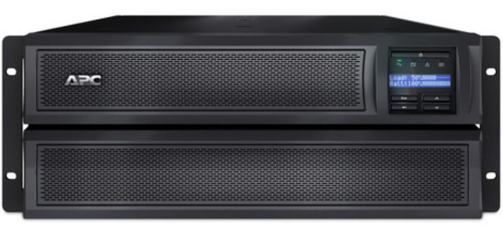 APC SMX3000HV Smart-UPS X, Line Interactive, 3kVA, Rack/tower convertible 4U, 208V-230V, 8x C13+2x C19 IEC Uninterruptible Power Supply APC