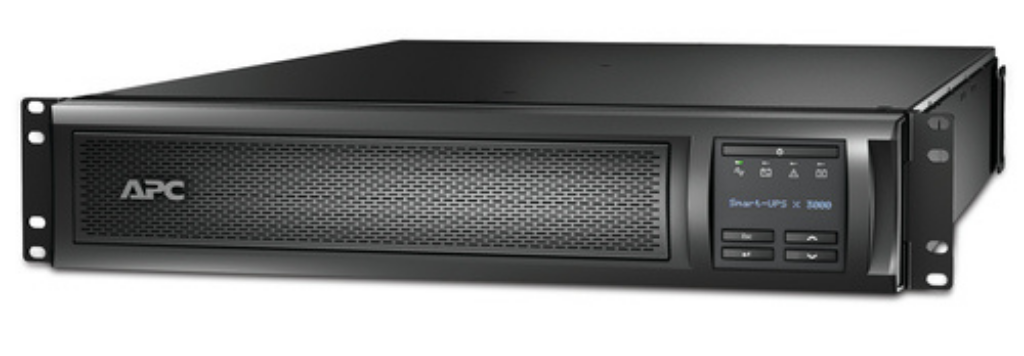 APC SMX3000RMHV2U Smart-UPS X, Line Interactive, 3kVA, Rack/tower convertible 2U, 208V-230V, 8x C13+1x C19 IEC Uninterruptible Power Supply APC