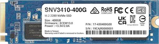 Synology M.2 400 GB PCI Express 3.0 NVMe SSD - SNV3410-400G