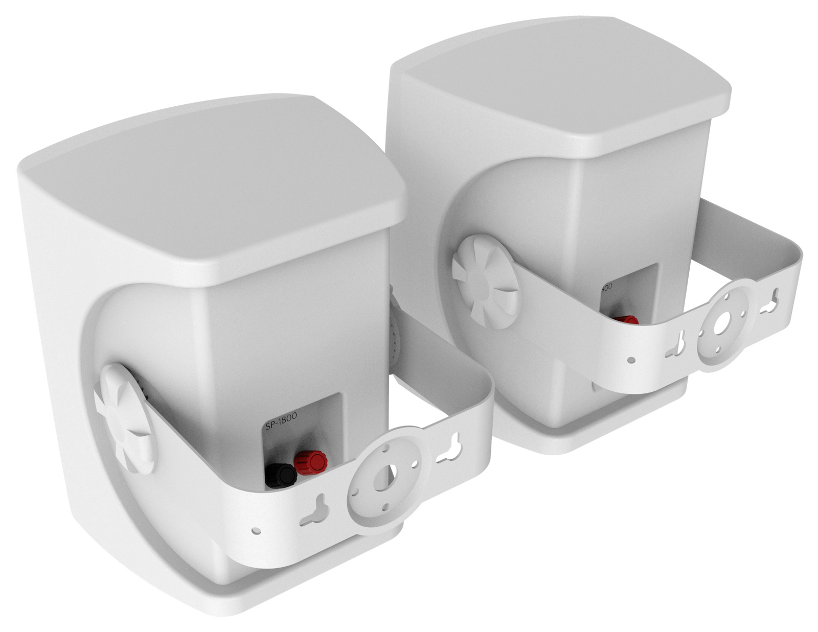 Vision SP-1800 5.25" Pair 3-Way Wall Loudspeakers Speaker Vision