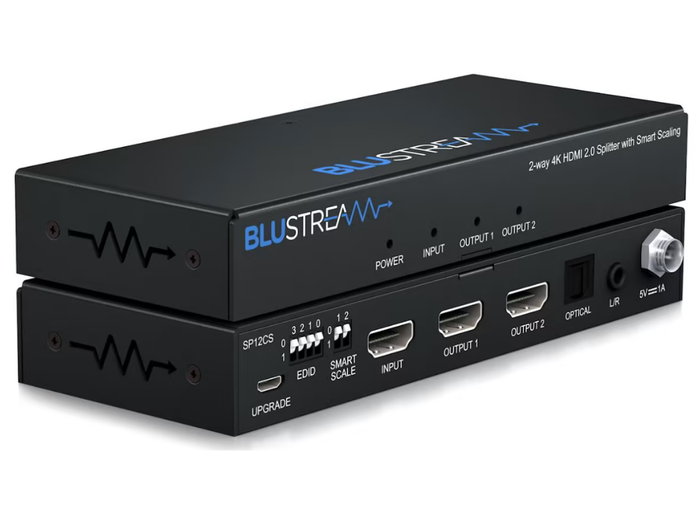 BluStream SP12CS 2-Way 4K HDMI 2.0 HDCP 2.2 Splitter Splitter BluStream