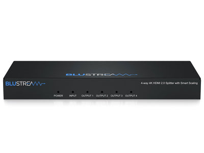 BluStream 4-Way 4K HDMI 2.0 HDCP 2.2 Splitter | SP14CS Video Splitter BluStream