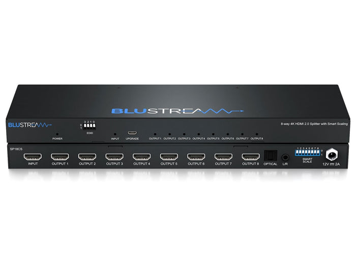 BluStream 8-Way 4K HDMI 2.0 HDCP 2.2 Splitter | SP18CS Splitter BluStream