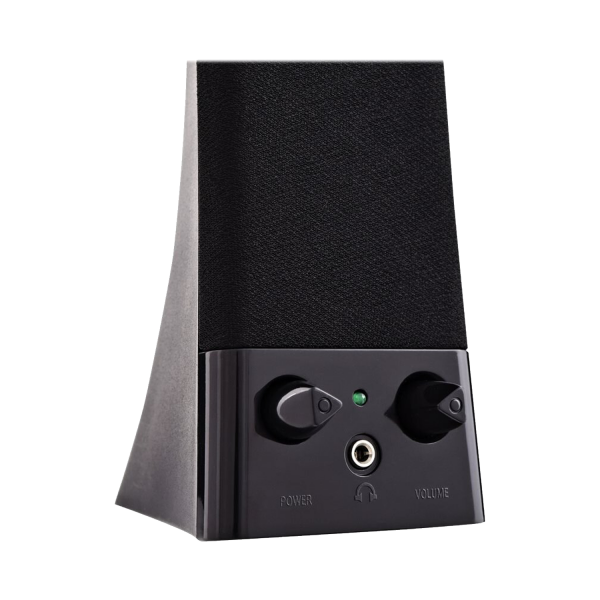 V7 USB Powered Stereo Speakers, Black - SP2500-USB-6E