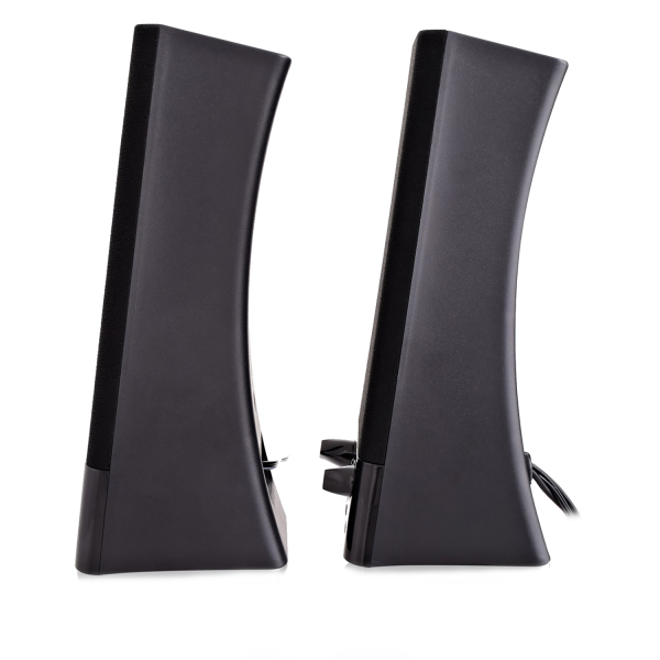 V7 USB Powered Stereo Speakers, Black - SP2500-USB-6E