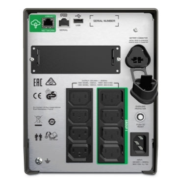 APC SMT1000IC Smart-UPS, Line Interactive, 1000VA, Tower, 230V, 8x IEC C13 outlets Uninterruptible Power Supply APC