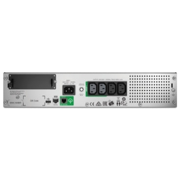APC SMT750RMI2UC Smart-UPS, Line Interactive, 750VA, Rackmount 2U, 230V, 4x IEC C13 Outlets Uninterruptible Power Supply APC