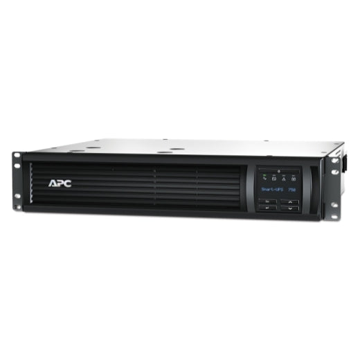 APC SMT750RMI2UC Smart-UPS, Line Interactive, 750VA, Rackmount 2U, 230V, 4x IEC C13 Outlets Uninterruptible Power Supply APC