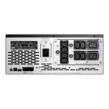 APC SMX3000HVNC Smart-UPS X, Line Interactive, 3kVA, Rack/tower convertible 4U, 208V-230V, 8x C13+2x C19 IEC Uninterruptible Power Supply APC